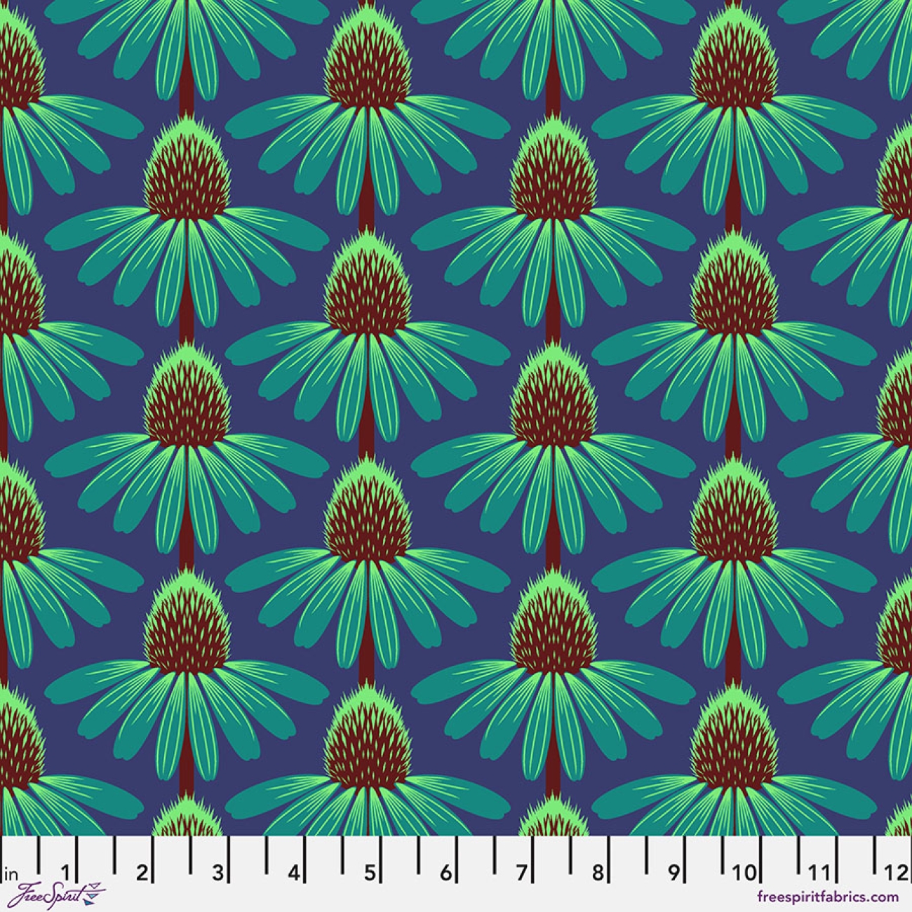 Baumwolle Patchwork - Cotton Lawn - Anna Maria Horner - ECHINACEA / SEA